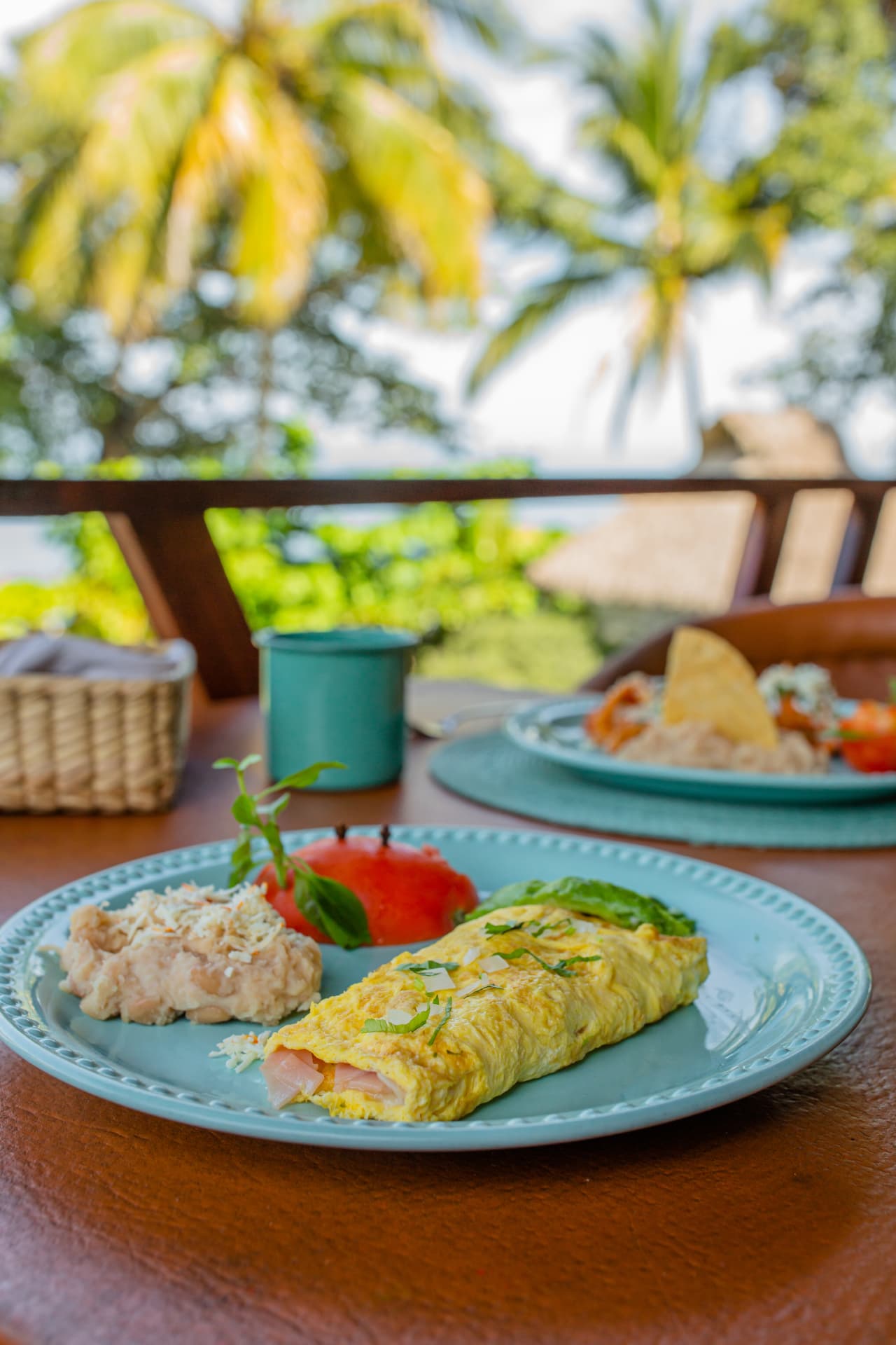 Breakfast prepared by the chef at Amaca Beach Retreat, Quimixto, Puerto Vallarta