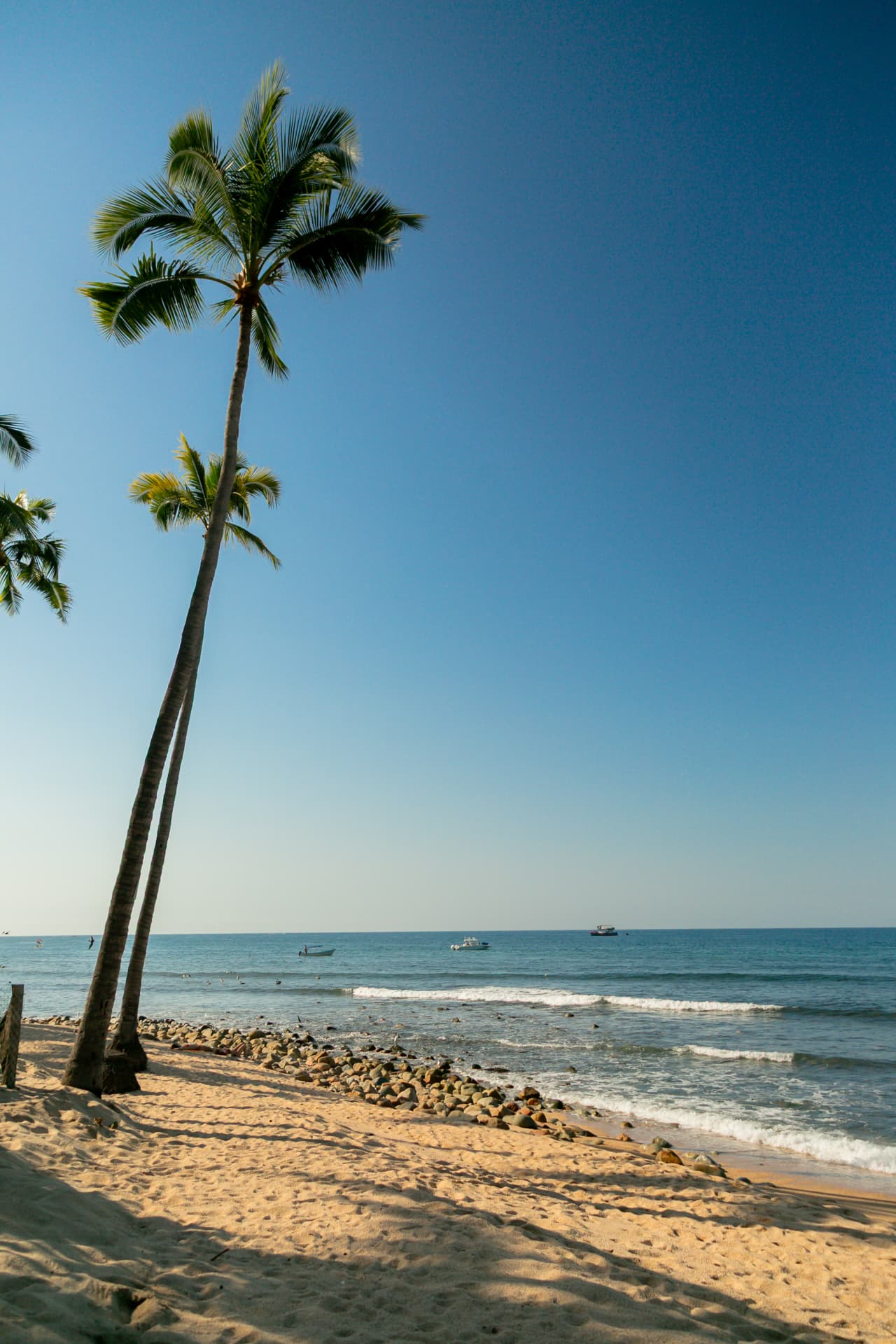 Sunset at El Volador beach, Quimixto, Banderas Bay