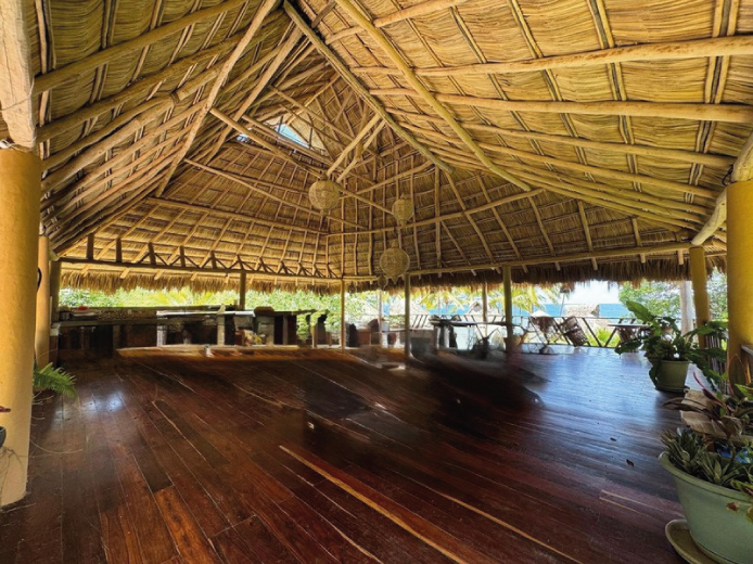 Open-air Xala at Amaca Beach