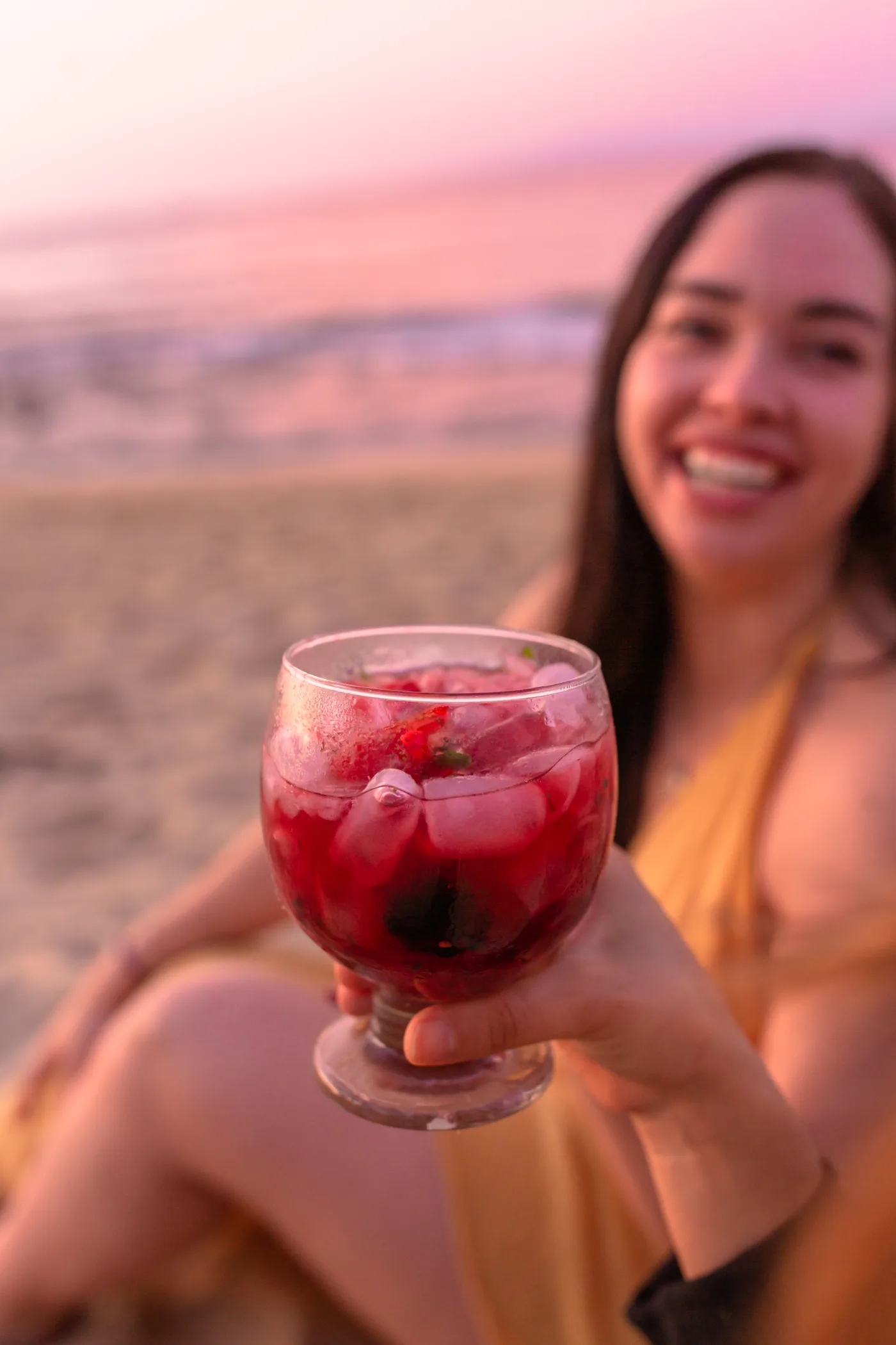 Drink by the sea at Amaca Beach